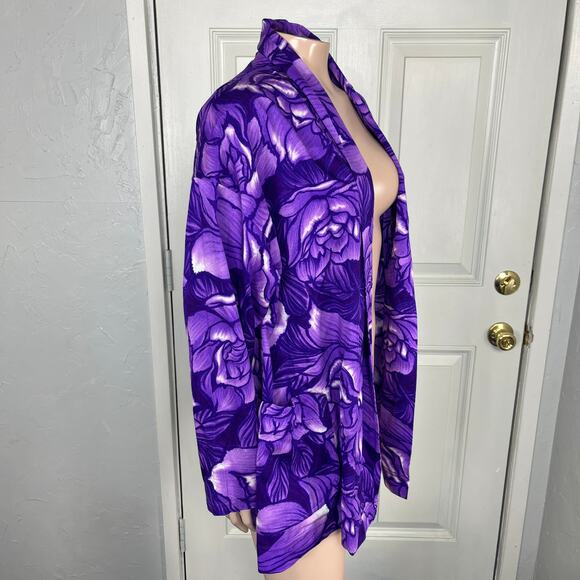 Vintage Hawaiian Barkcloth Blazer - Picture 5 of 5